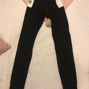 Cuffed from the bottom joggers.